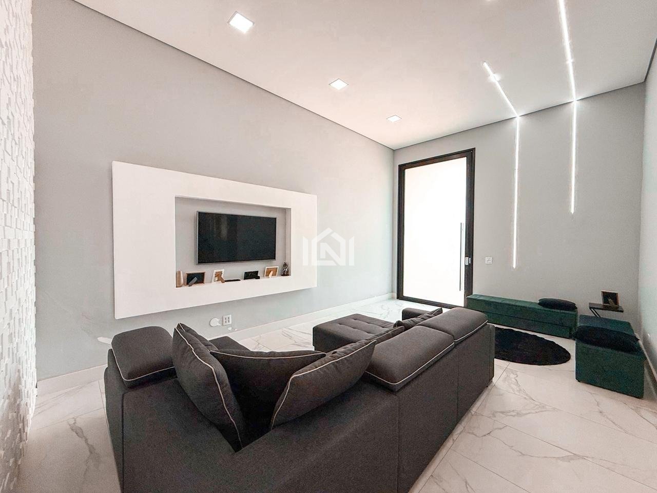 casa a venda no condominio lago do sol - salas