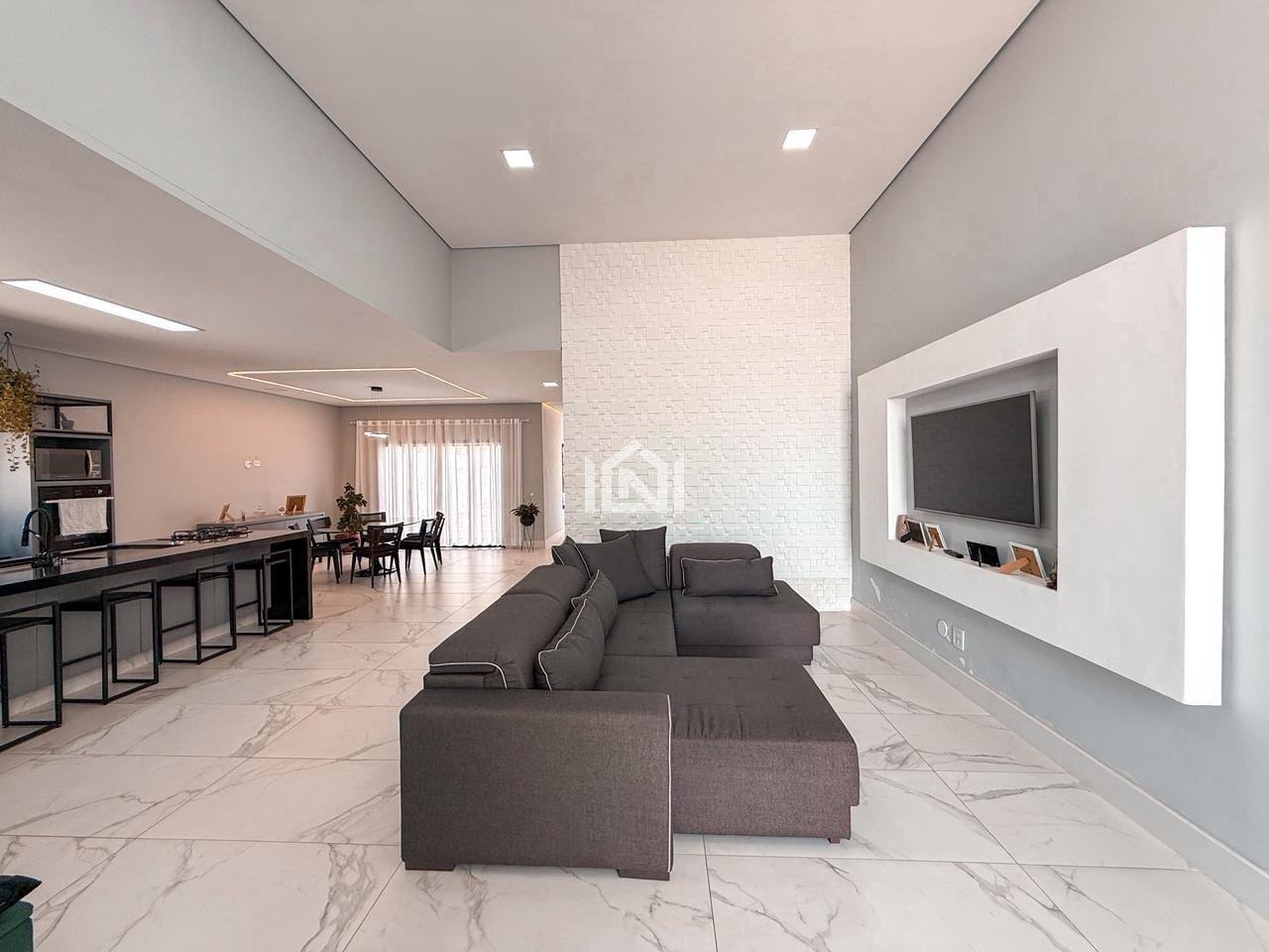 casa a venda no condominio lago do sol - salas