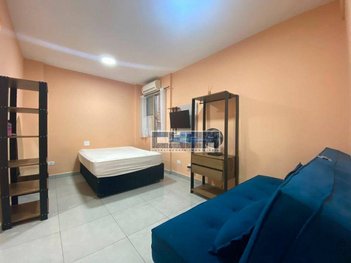 apartment em Rua Jorge Tibiriçá, Gonzaga - Santos - SP