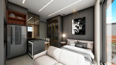 apartment em Cônego Bernardo, Trindade - Florianópolis - SC