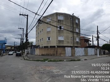 apartment em Rua Nossa Senhora da Aparecida, Parque Continental - São Vicente - SP
