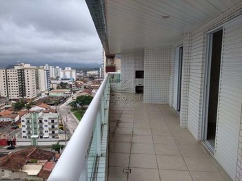 apartment em Avenida Presidente Kennedy, Guilhermina - Praia Grande - SP