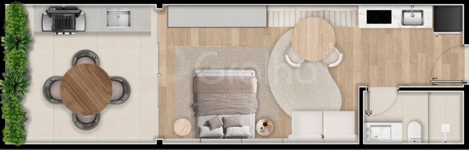 apartment em Rua dos Chernes, Jurerê - Florianópolis - SC