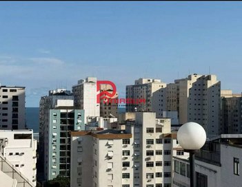 apartment em Avenida Doutor Bernardino de Campos, Vila Belmiro - Santos - SP