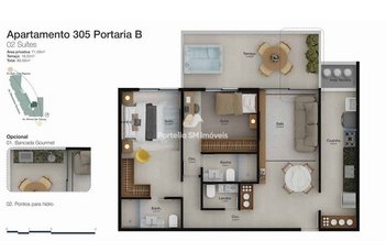 apartment em Avenida Monsenhor Ascaneo, Barra da Tijuca - Rio de Janeiro - RJ