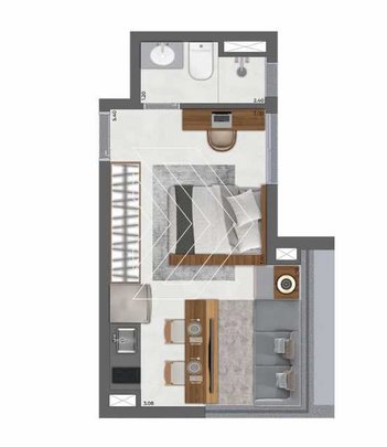 apartment em Rua Vergueiro, Vila Mariana - São Paulo - SP