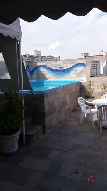 apartment em Rua Lopes Trovão, José Menino - Santos - SP