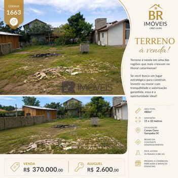 land_lot em Rodovia SC 434, Campo D'una - Garopaba - SC