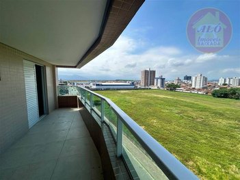 apartment em Rua Doutor Júlio de Mesquita Filho, Aviação - Praia Grande - SP