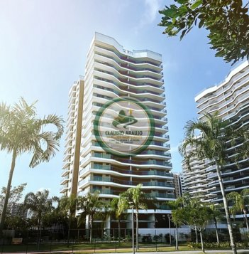 apartment em Avenida Salvador Allende, Barra da Tijuca - Rio de Janeiro - RJ