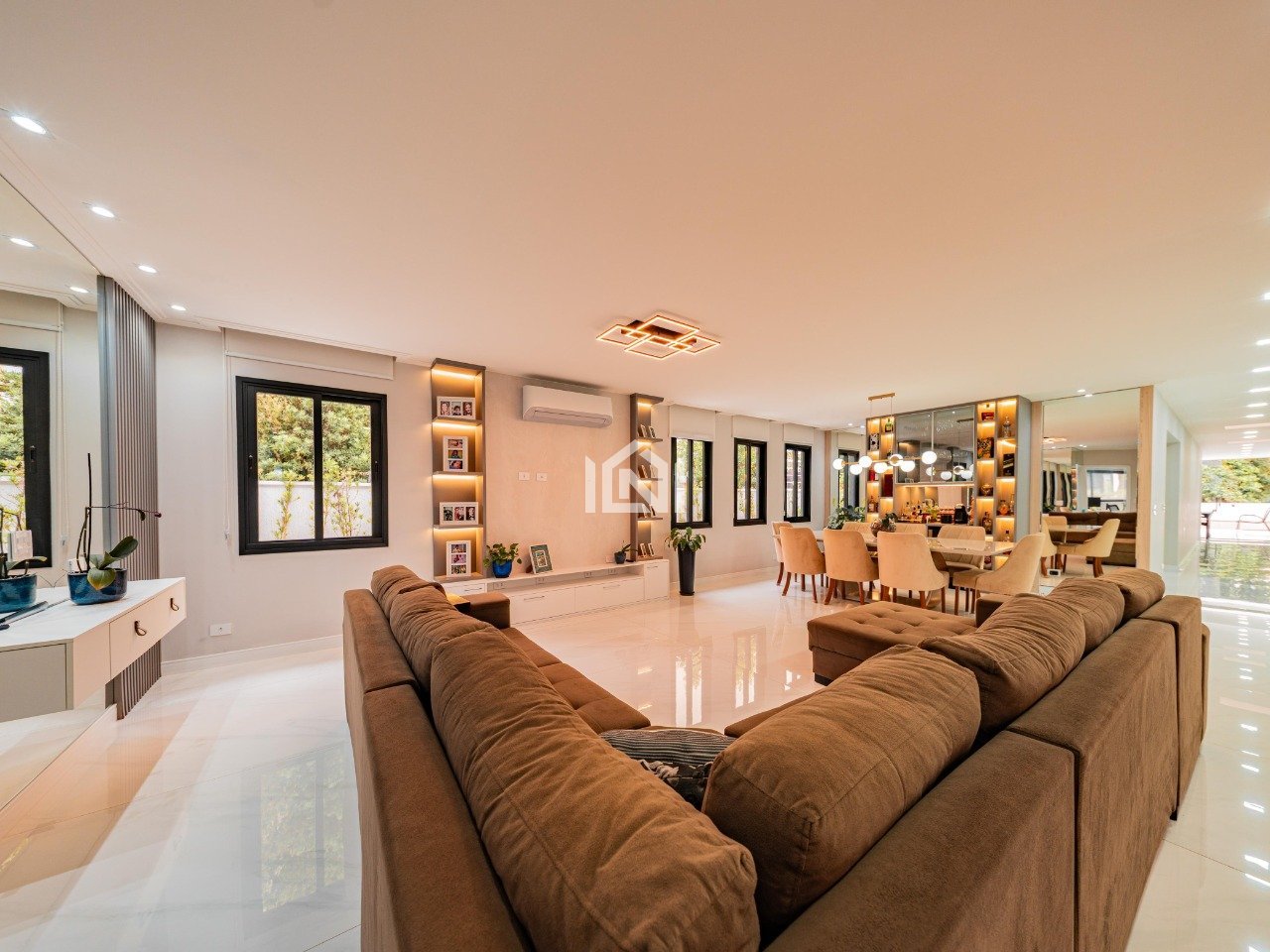 casa a venda no condominio vintage arte de morar - sala para 2 ambientes