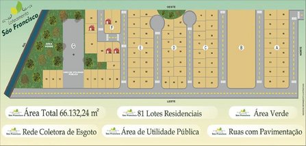 land_lot em Rua Melchíades Bonifácio Espíndola, Tereza Cristina - Içara - SC
