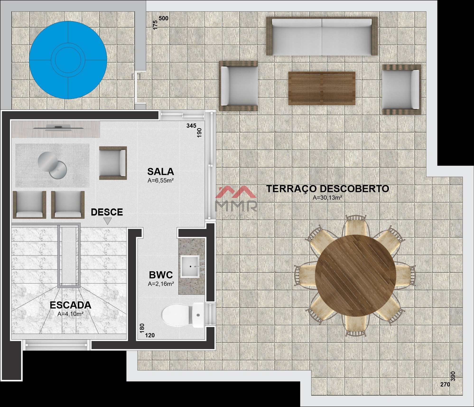 9 - Sobrado 3 Terraço