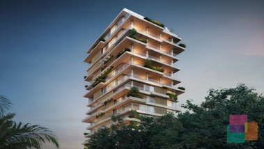 apartment em Rua Aquidaban, América - Joinville - SC