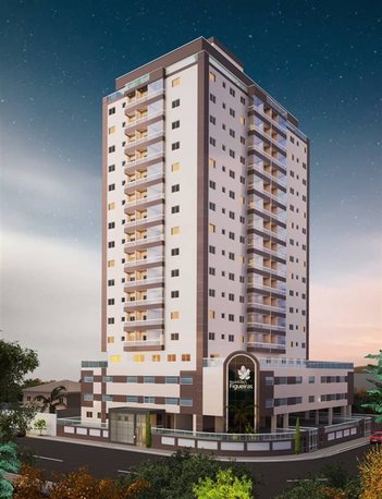 apartment em Rua Guaiuba, Guilhermina - Praia Grande - SP