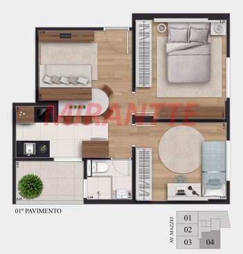 apartment em Avenida Mazzei, Vila Mazzei - São Paulo - SP