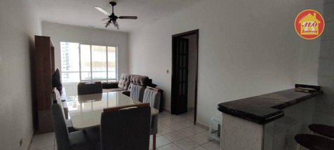 apartment em Rua Alfonso Bovero, Ocian - Praia Grande - SP