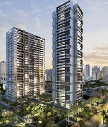 apartment em Rua Michigan, Cidade Monções - São Paulo - SP