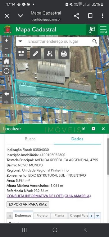 land_lot em Avenida República Argentina, Novo Mundo - Curitiba - PR