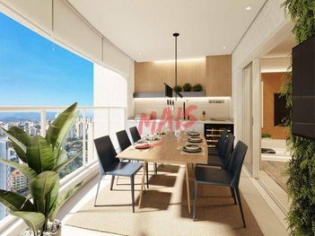 apartment em Avenida Rei Alberto I, Ponta da Praia - Santos - SP