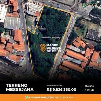 land_lot em José Hipólito, Messejana - Fortaleza - CE