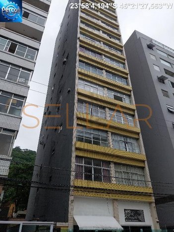 apartment em Rua Doutor José Francisco Valença, Itararé - São Vicente - SP