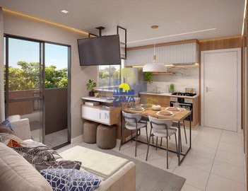 apartment em Rua Barão do Cerro Azul, Bom Jesus - São José dos Pinhais - PR