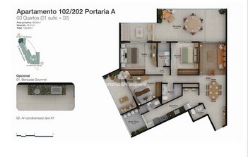 apartment em Avenida Monsenhor Ascaneo, Barra da Tijuca - Rio de Janeiro - RJ