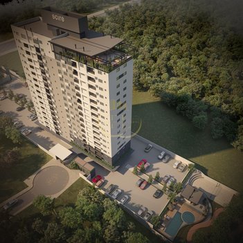 apartment em Rua Antônio Treis, Vorstadt - Blumenau - SC