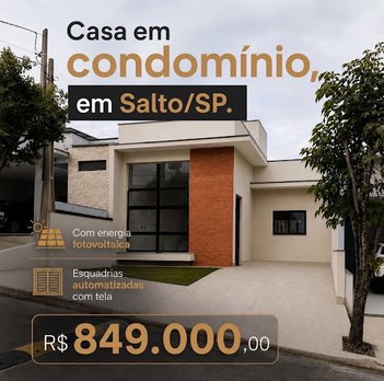 house em Rua Giacomo Salvadori, Residencial Piccolino - Salto - SP