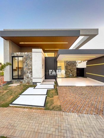 house em Rua Anuar Fauaz, Condomínio Vilage La Montagne - São José do Rio Preto - SP