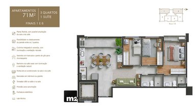 apartment em Rua 22, Setor Oeste - Goiânia - GO