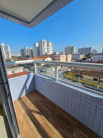 apartment em Avenida Presidente Kennedy, Guilhermina - Praia Grande - SP