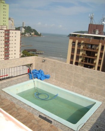 apartment em Avenida Presidente Wilson, Itararé - São Vicente - SP
