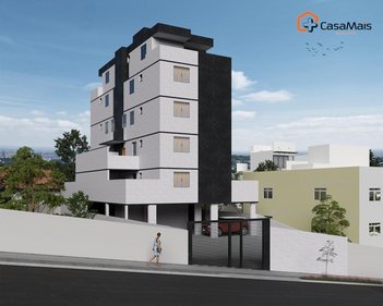 apartment em Rua dos Pintassilgos, Solar do Madeira - Contagem - MG