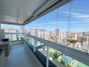 apartment em Avenida Nossa Senhora de Fátima, Caiçara - Praia Grande - SP