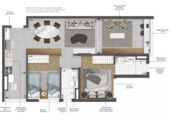 apartment em Avenida Vereador José Diniz, Santo Amaro - São Paulo - SP
