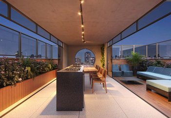 apartment em Rua Chicago, Sion - Belo Horizonte - MG