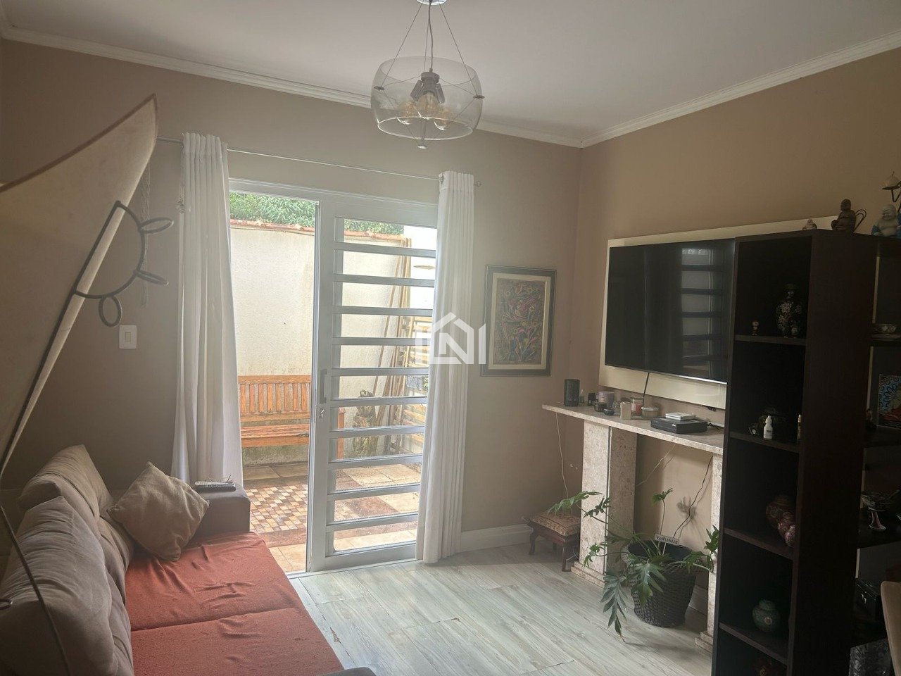 casa a venda no condominio villa nostra - sala de tv