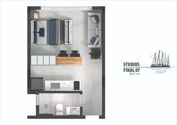 apartment em Servidão Simões, José Mendes - Florianópolis - SC