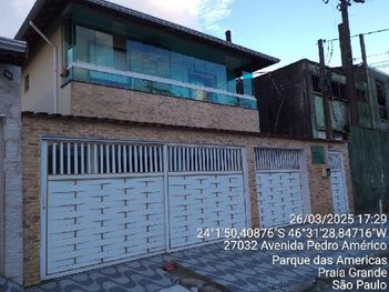 house em Avenida Pedro Américo, Samambaia - Praia Grande - SP