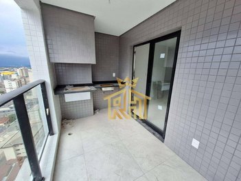 apartment em Rua Pero Vaz de Caminha, Aviação - Praia Grande - SP