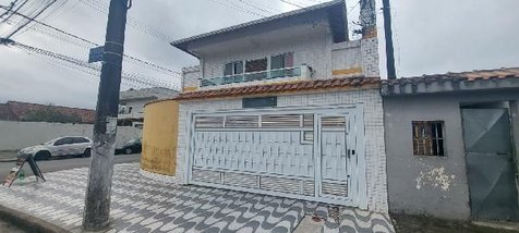 house em Rua Arnaldo Perticarati, Nova Mirim - Praia Grande - SP