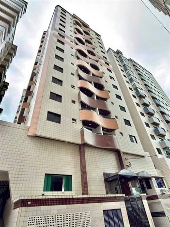 apartment em Rua Mário de Andrade, Ocian - Praia Grande - SP