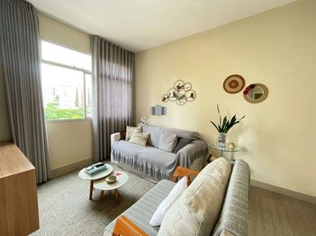 apartment em Rua Bernardo Guimarães, Lourdes - Belo Horizonte - MG