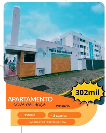 apartment em Rua Valter Augustinho Martins, Nova Palhoça - Palhoça - SC
