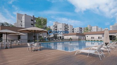 apartment em Rua João Bernadino da Rosa, Pedra Branca - Palhoça - SC