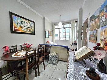 apartment em Rua Amador Bueno da Ribeira, Centro - São Vicente - SP