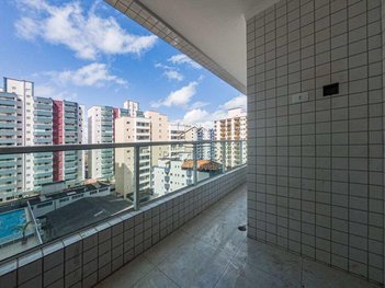 apartment em Rua Guimarães Rosa, Ocian - Praia Grande - SP