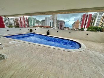 apartment em Rua Joaquim Teixeira de Carvalho, Canto do Forte - Praia Grande - SP